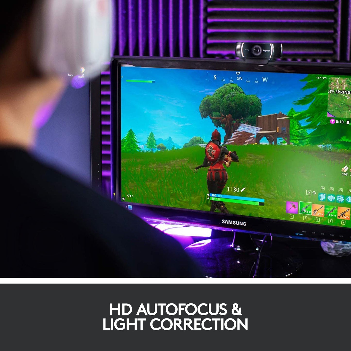 Logitech C922 Pro Stream HD Webcam 1080p