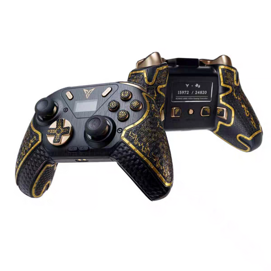 Anti-slip sticker for FLYDIGI APEX 4,Vader 4 Pro  Gold Black