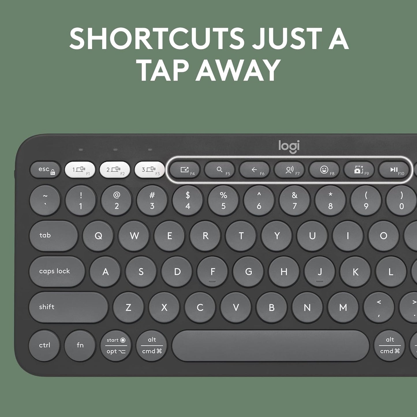 Logitech K380s Pebble Keys 2 Bluetooth Wireless Keyboard