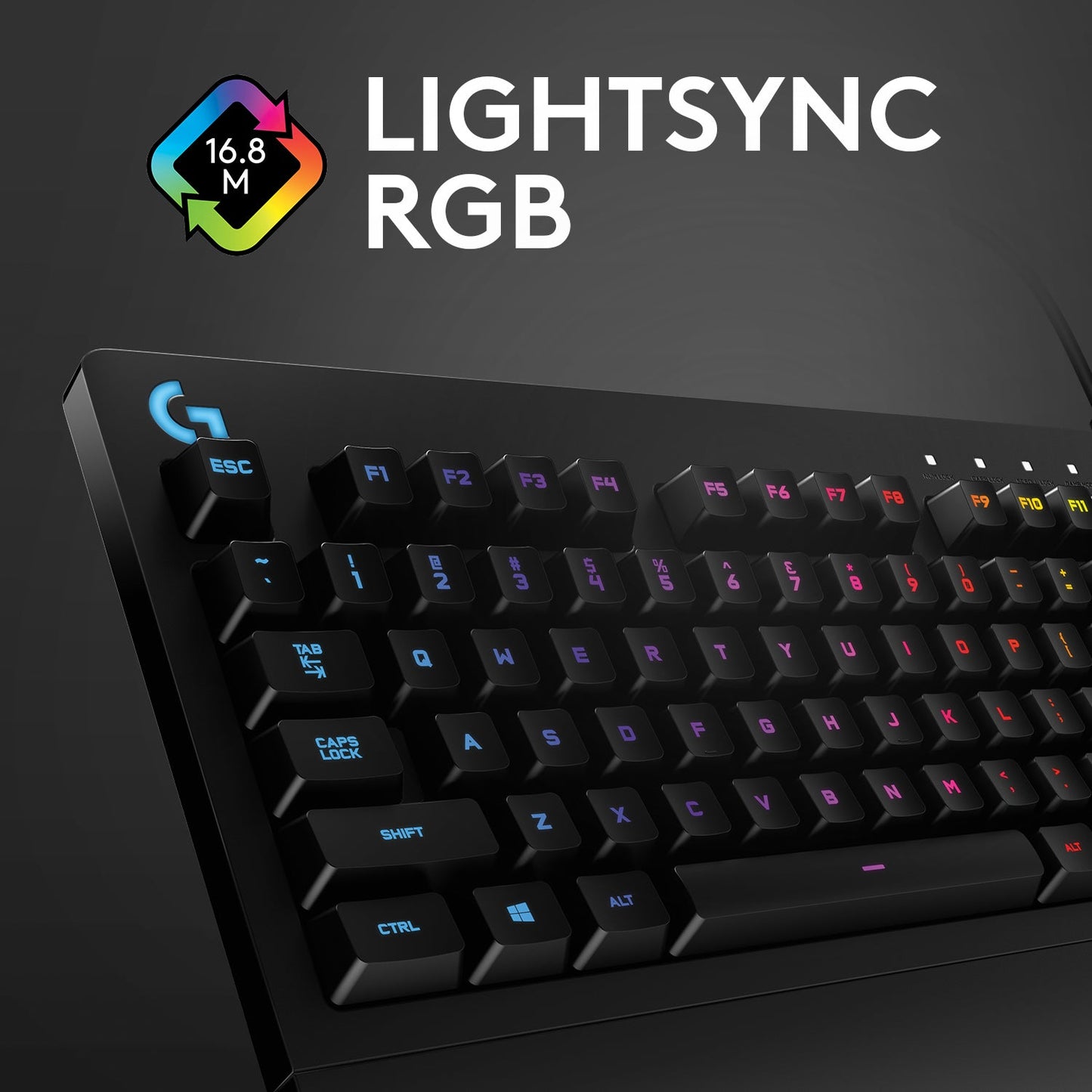 Logitech G213 Gaming Keyboard with RGB Lighting & Anti-Ghosting