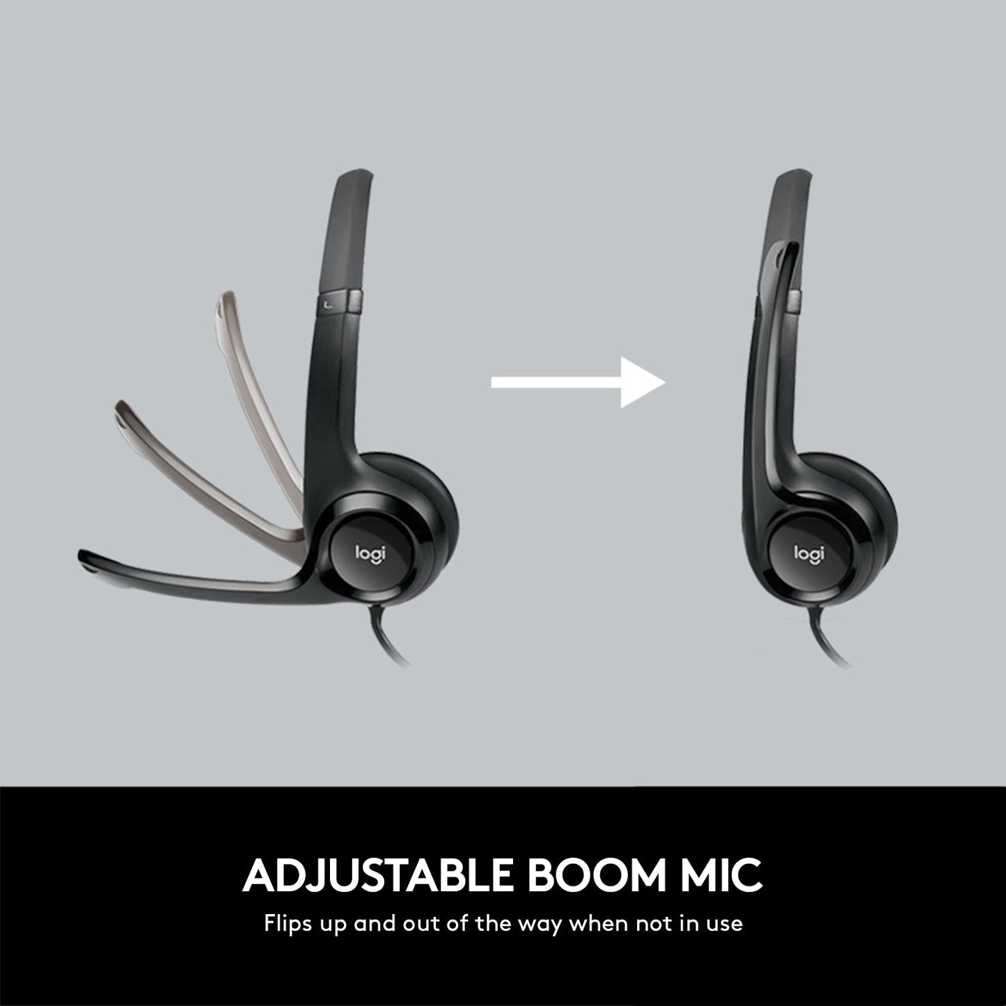 Logitech H390 USB Headset with Noise-Cancelling Mic